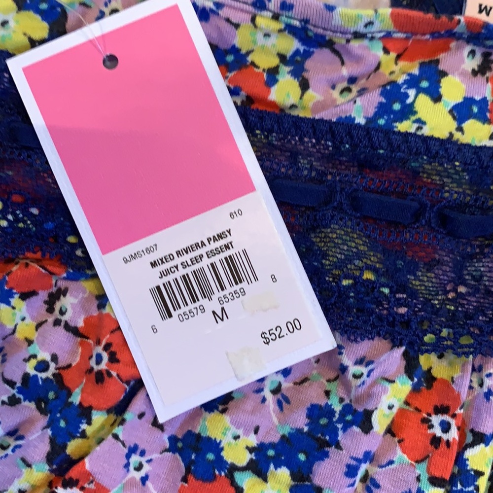 NWT Juicy Couture Cami and Shorts Sleep Set sz M - Picture 4 of 7